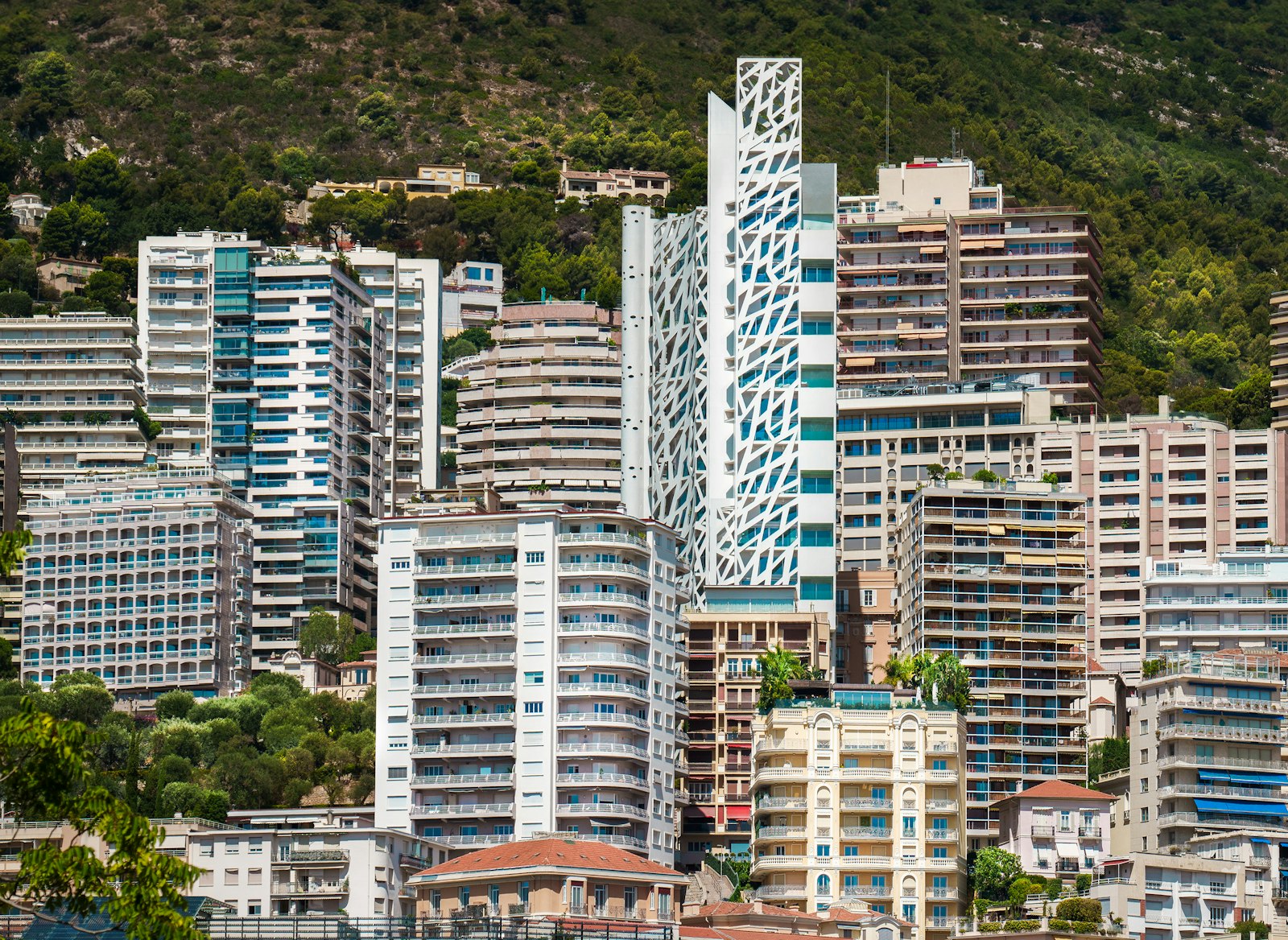 Aerial view of a residential neighbourhood